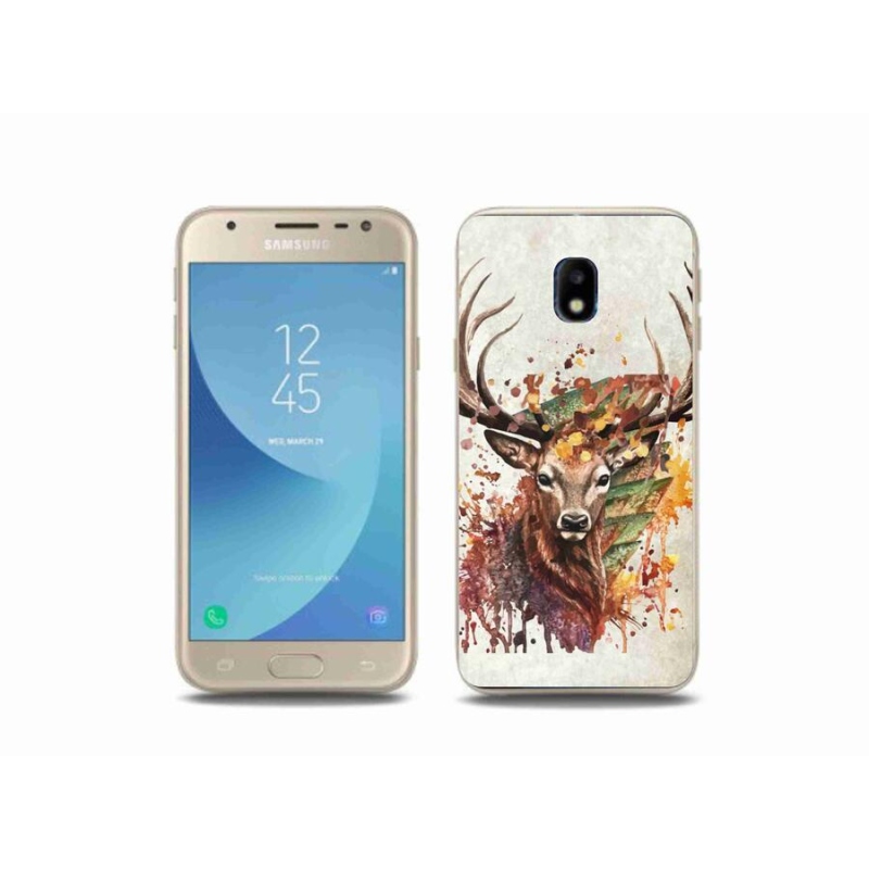 Gél tok mmCase Samsung Galaxy J3 (2017) - szarvas 1
