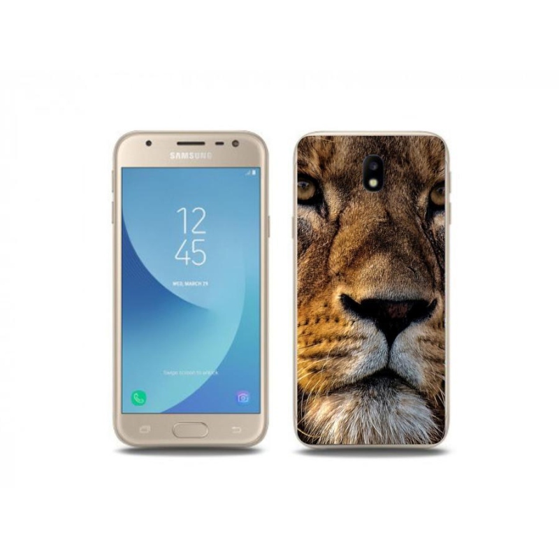 Gél tok mmCase a Samsung Galaxy J3 (2017) - oroszlánhoz