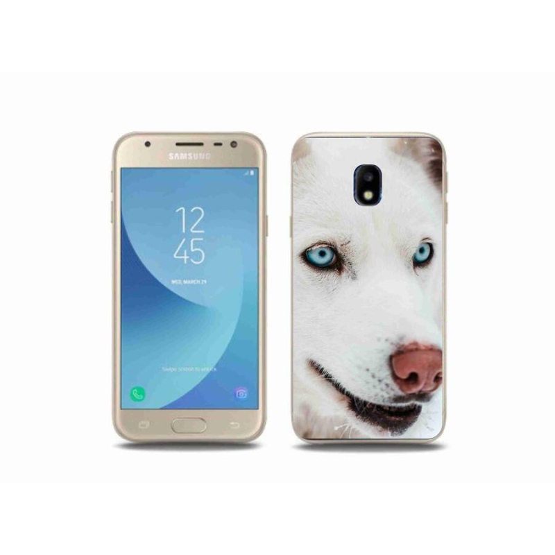 Gél tok mmCase Samsung Galaxy J3 (2017) - kutyaszemmel nézve