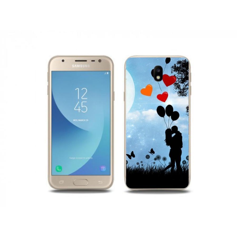 Gél tok mmCase mobiltelefonhoz Samsung Galaxy J3 (2017) - szerelmes pár