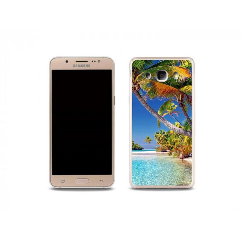 Gél tok mmCase mobiltelefonhoz Samsung Galaxy J5 (2016) - tengerparti strand