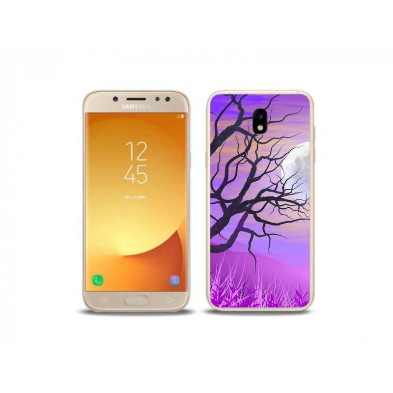 Gél tok mmCase mobiltelefonhoz Samsung Galaxy J5 (2017) - rajzfilmes kidőlt fa