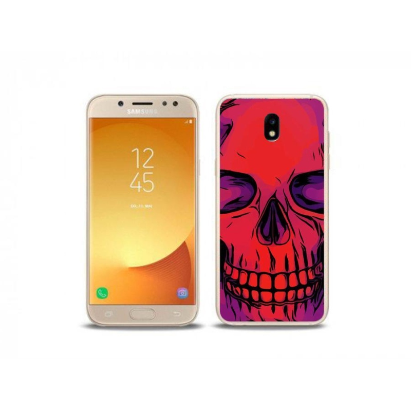 Gél tok mmCase mobiltelefonhoz Samsung Galaxy J5 (2017) - koponya