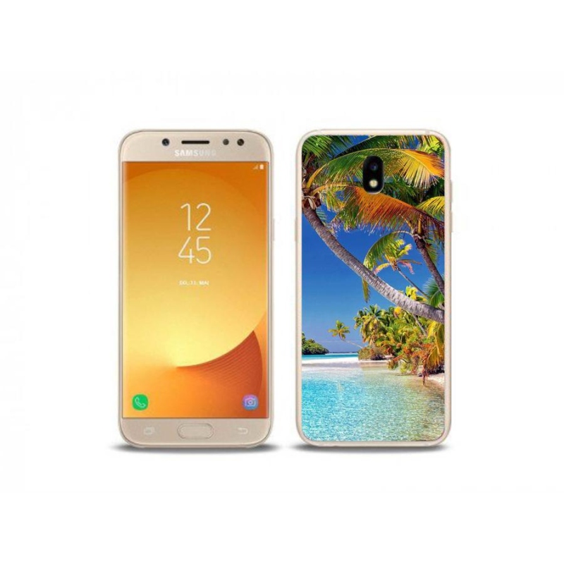 Gél tok mmCase mobiltelefonhoz Samsung Galaxy J5 (2017) - tengerparti strand