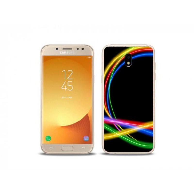 Gél tok mmCase Samsung Galaxy J5 (2017) - neon körökhöz