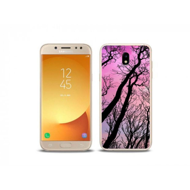 Gél tok mmCase mobiltelefonhoz Samsung Galaxy J5 (2017) - kidőlt fák
