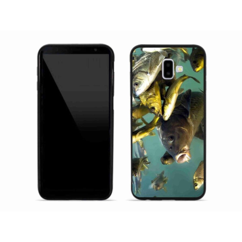 Gél tok mmCase mobiltelefonhoz Samsung Galaxy J6 Plus - halak iskolája