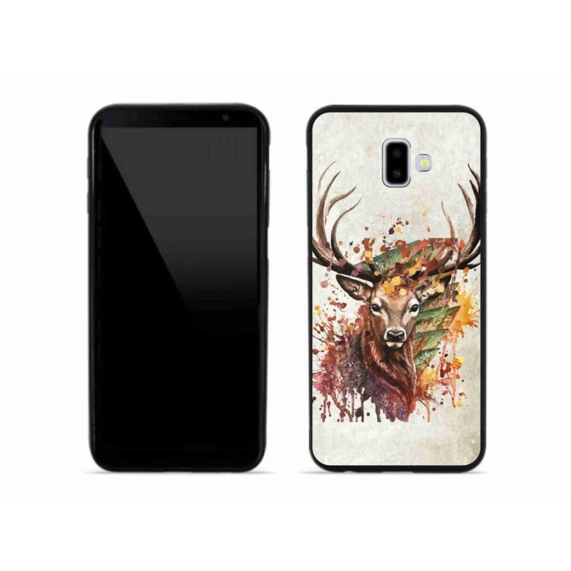 Gél tok mmCase Samsung Galaxy J6 Plus készülékhez - szarvas 1
