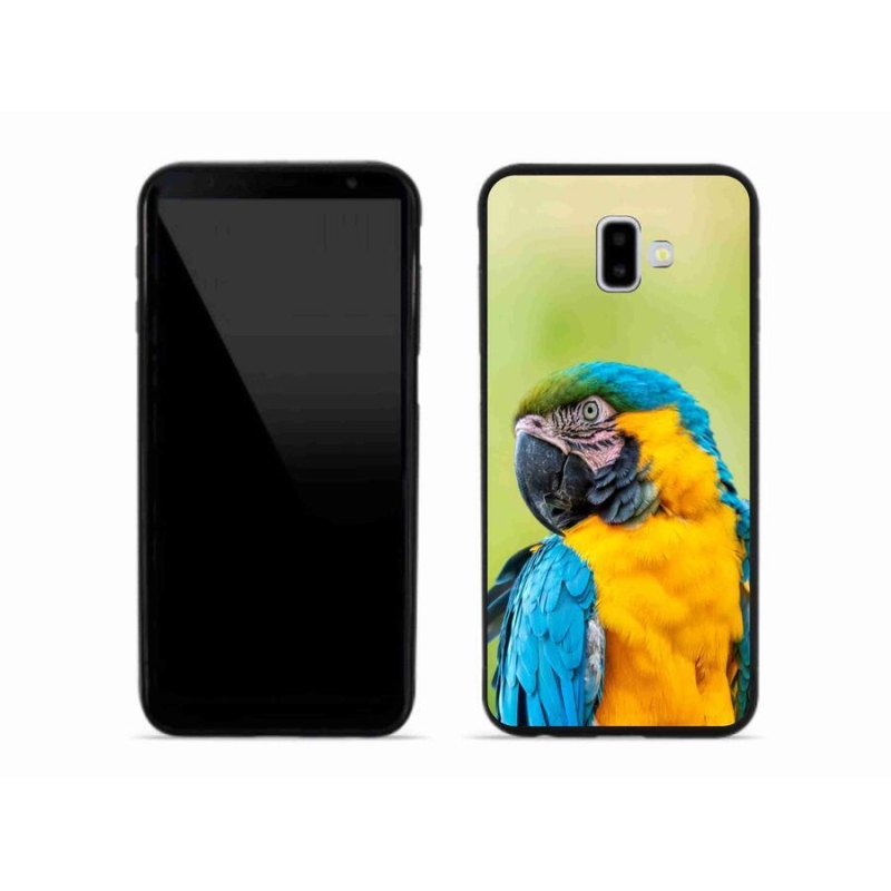 Gél tok mmCase Samsung Galaxy J6 Plus készülékhez - papagáj ara 2