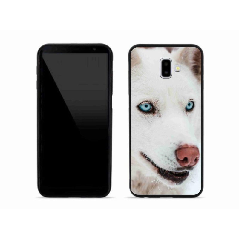 Gél tok mmCase Samsung Galaxy J6 Plus készülékhez - kutyaszemmel nézet