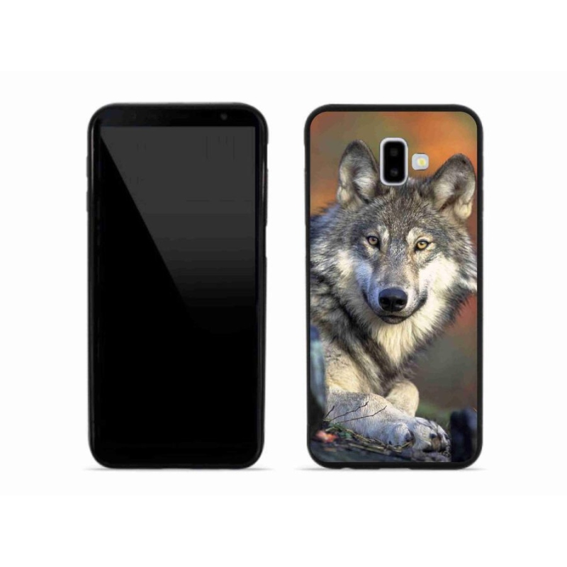 Gél tok mmCase a Samsung Galaxy J6 Plus készülékhez - farkas