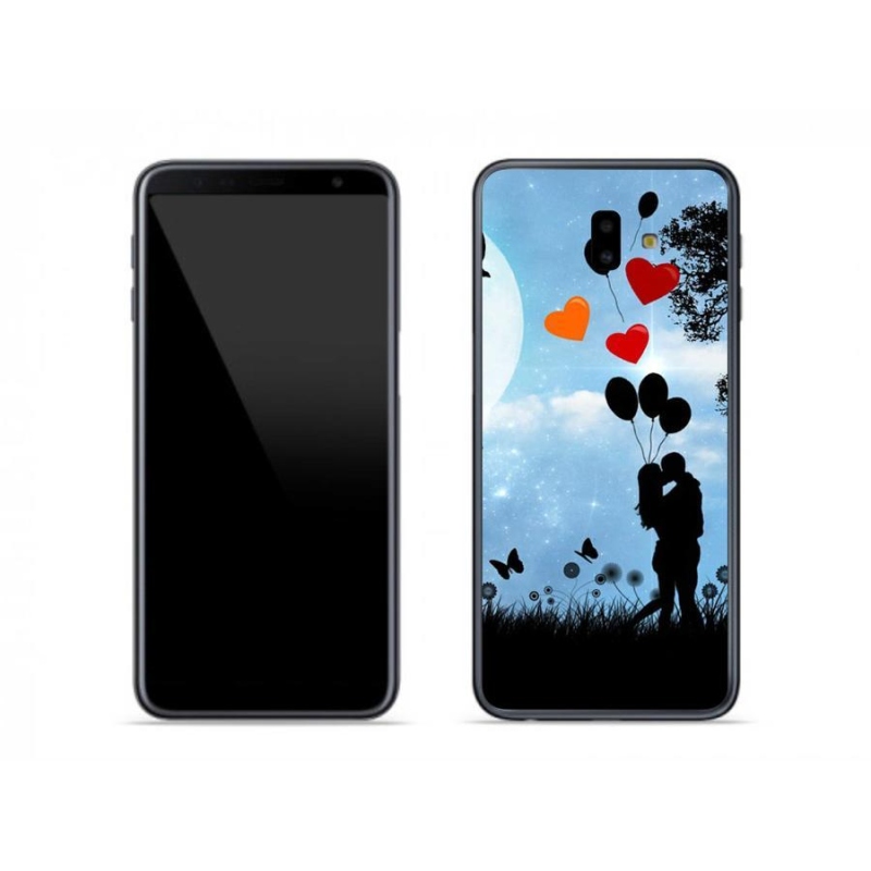 Gél tok mmCase mobiltelefonhoz Samsung Galaxy J6 Plus - szerelmes pár