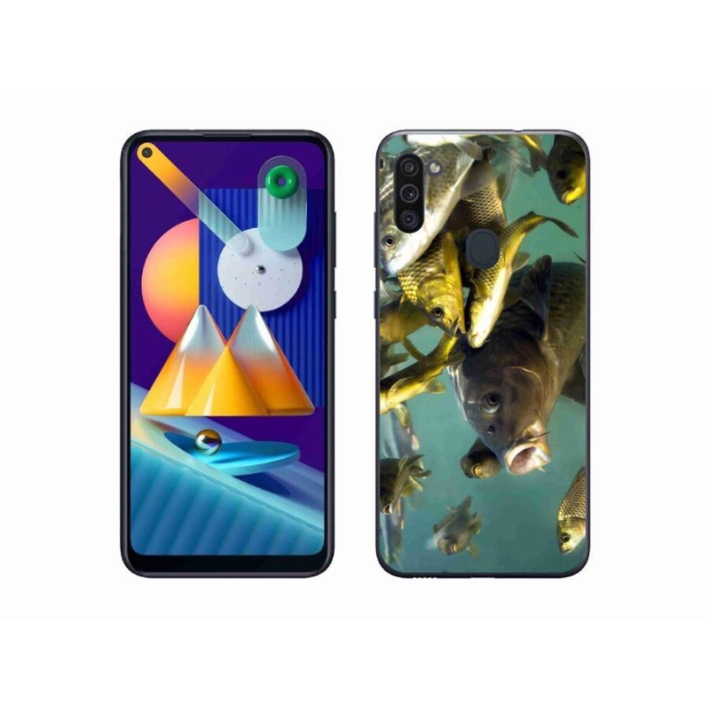 Gél tok mmCase mobil Samsung Galaxy M11 - halak iskolája