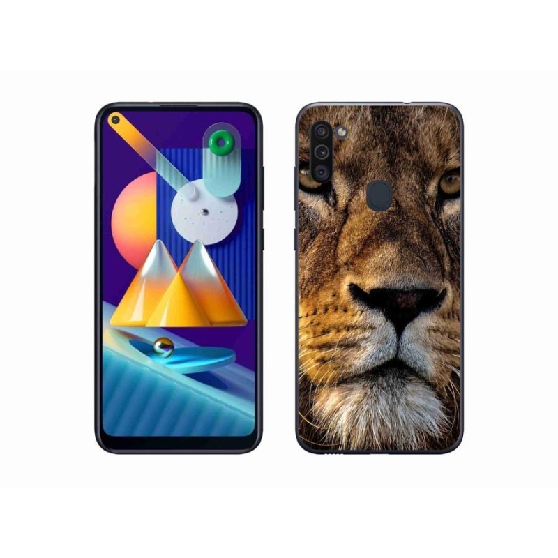 Gél tok mmCase Samsung Galaxy M11 készülékhez - oroszlán