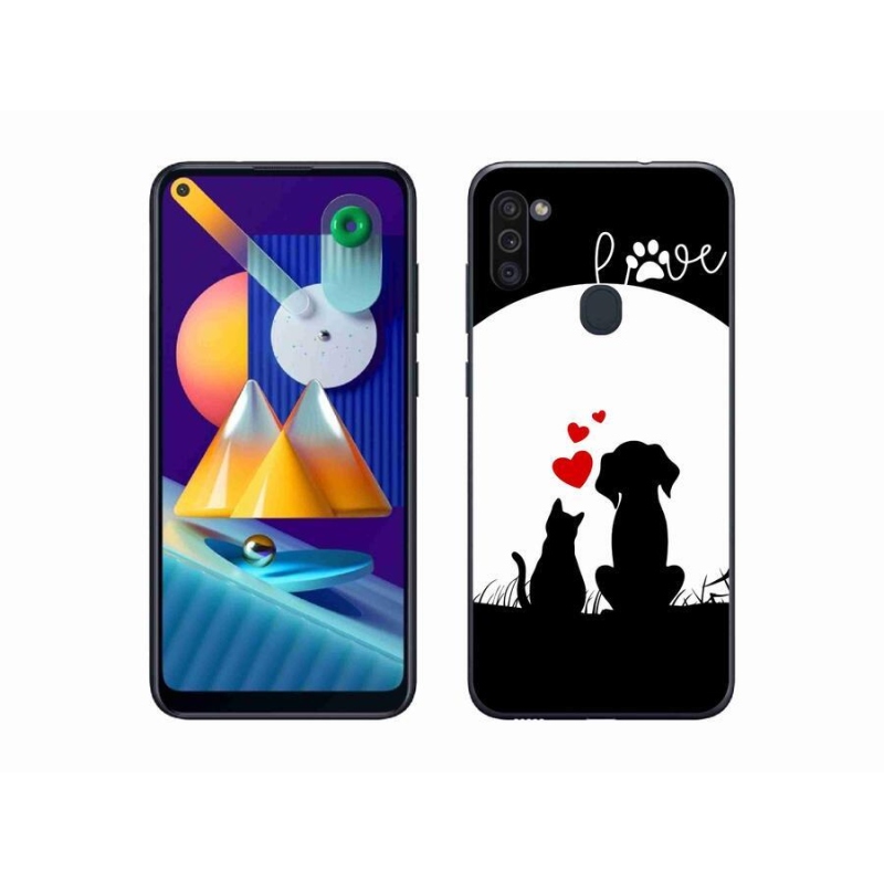 Gél tok mmCase a Samsung Galaxy M11 készülékhez - állatszerelem