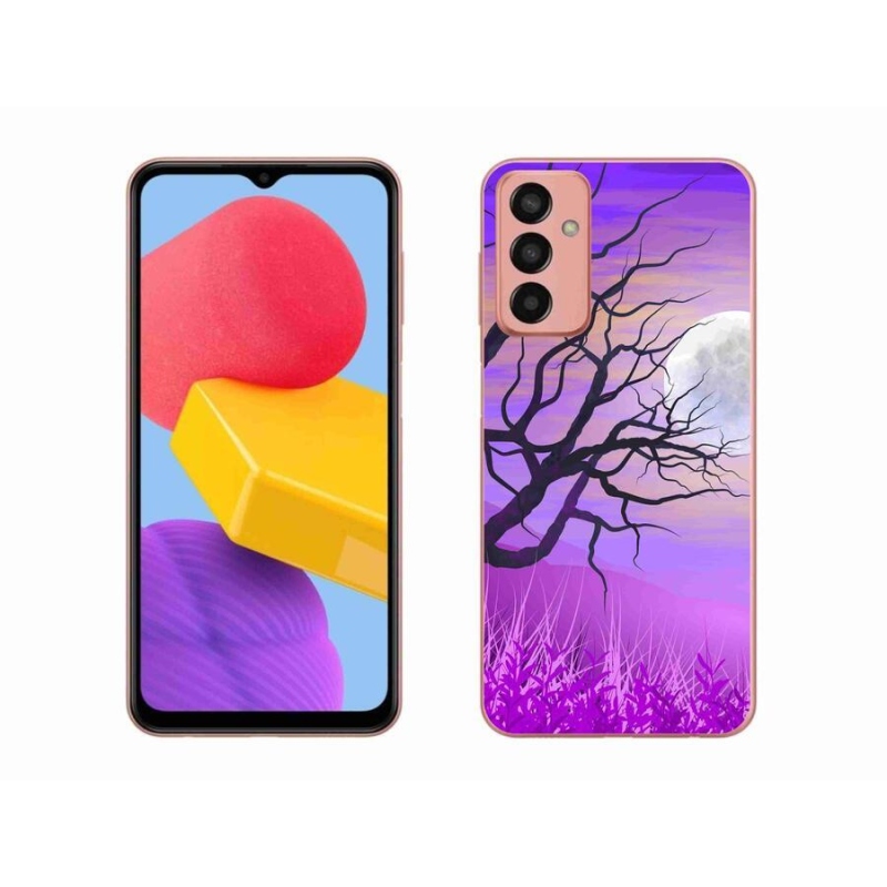 Gél tok mmCase mobiltelefonhoz Samsung Galaxy M13 - karikatúra kidőlt fa