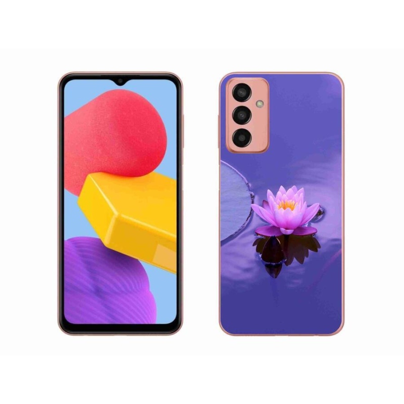 Gél tok mmCase mobil Samsung Galaxy M13 - virág a felszínen