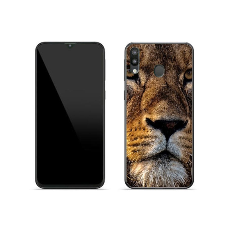 Gél tok mmCase a Samsung Galaxy M20 készülékhez - oroszlán