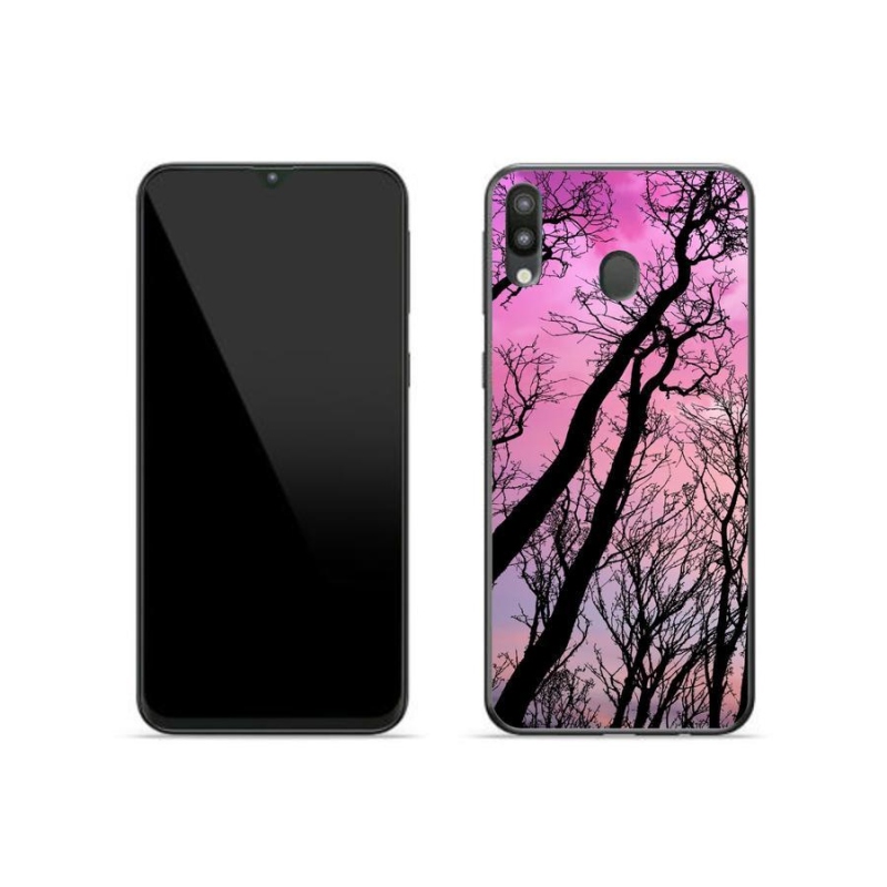 Gél tok mmCase mobiltelefonhoz Samsung Galaxy M20 - kidőlt fák