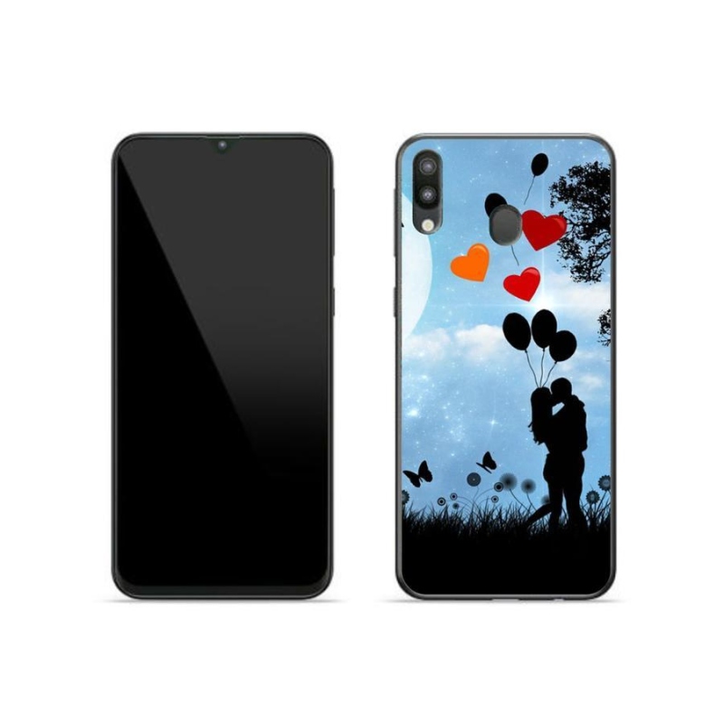 Gél tok mmCase mobiltelefonhoz Samsung Galaxy M20 - szerelmes pár
