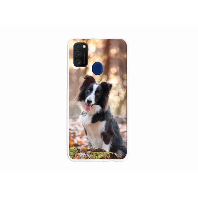 Gél tok mmCase mobil Samsung Galaxy M21 - border colie 1