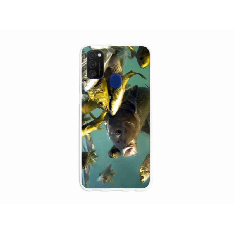 Gél tok mmCase mobil Samsung Galaxy M21 - halak iskolája