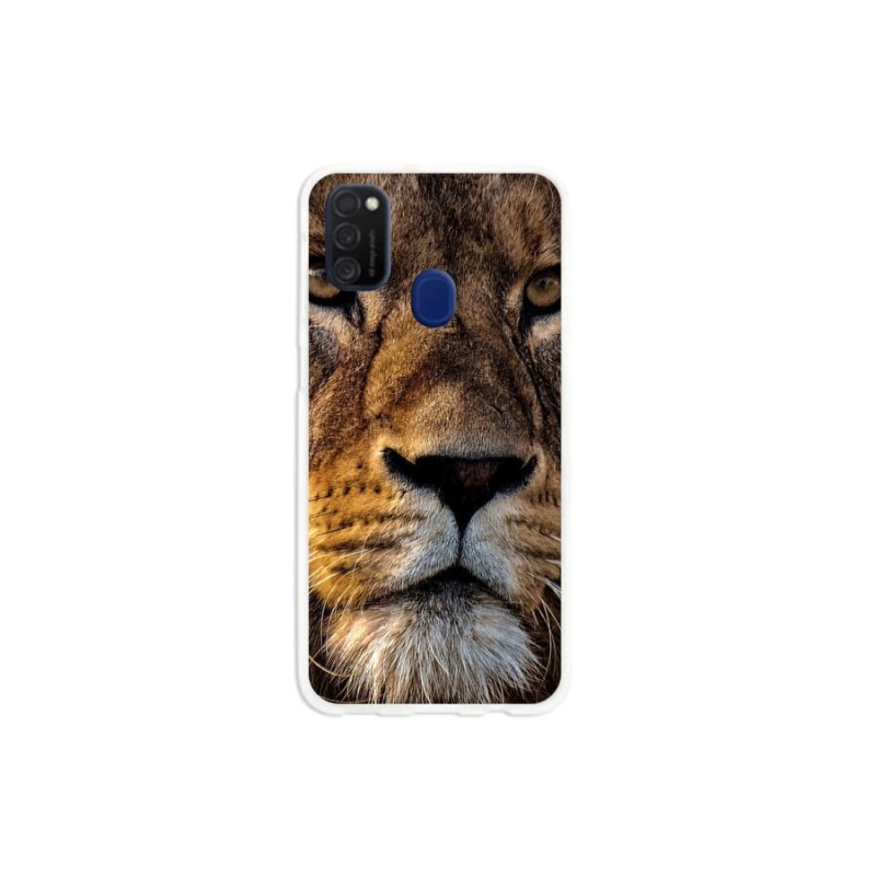 Gél tok mmCase a Samsung Galaxy M21 készülékhez - oroszlán