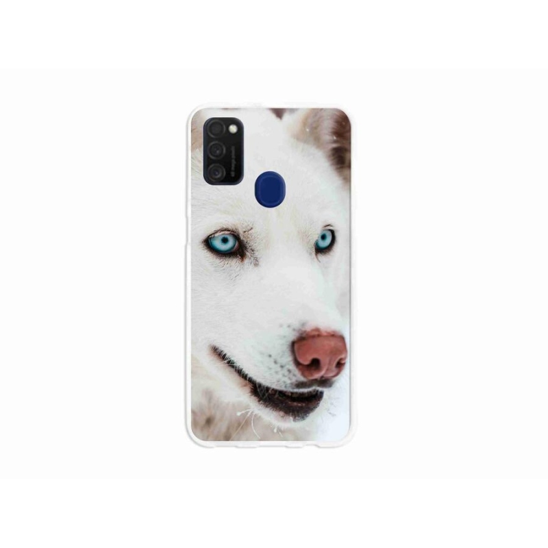 Gél tok mmCase a Samsung Galaxy M21 készülékhez - kutyaszemmel nézve