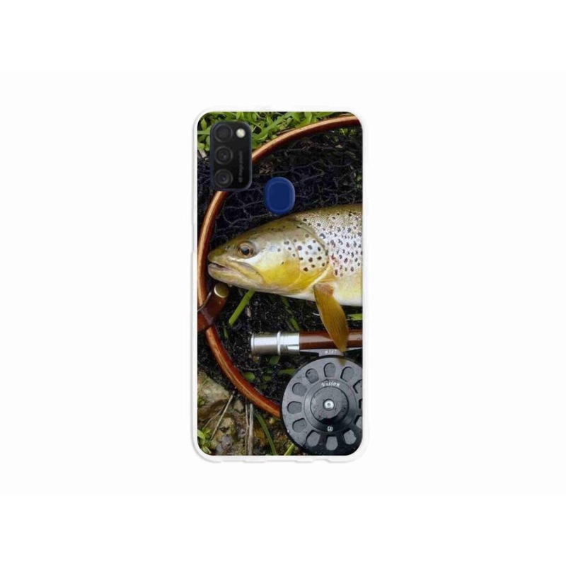 Gél tok mmCase mobil Samsung Galaxy M21 - pisztráng 2