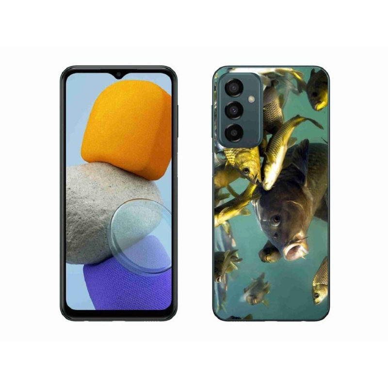 Gél tok mmCase a mobil Samsung Galaxy M23 5G - halak iskolája számára