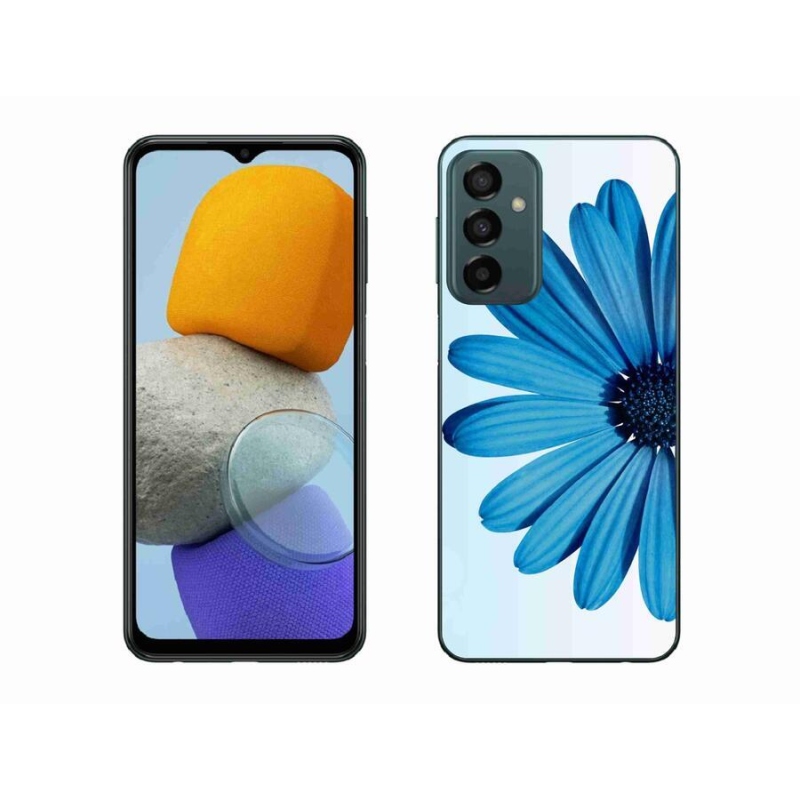 Gél tok mmCase a Samsung Galaxy M23 5G készülékhez - kék margaréta