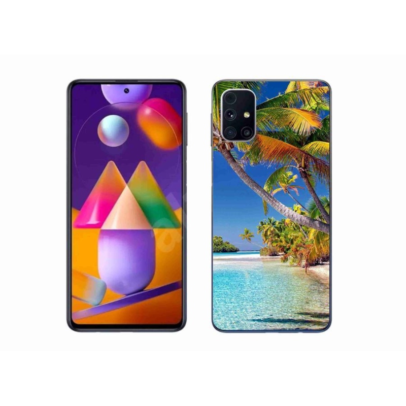 Gél tok mmCase a mobil Samsung Galaxy M31s - tengerpartra