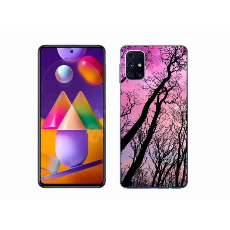 Gél tok mmCase a Samsung Galaxy M31s készülékhez - kidőlt fák