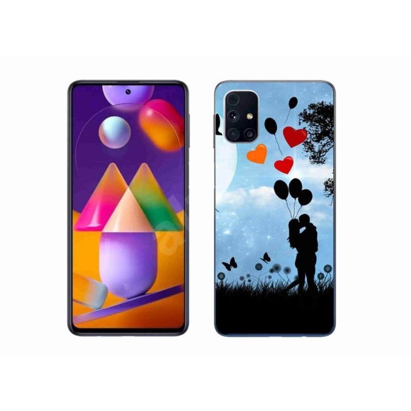 Gél tok mmCase mobil Samsung Galaxy M31s - szerelmes pár