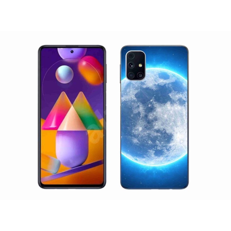 Gél tok mmCase a Samsung Galaxy M31s készülékhez - földgömb