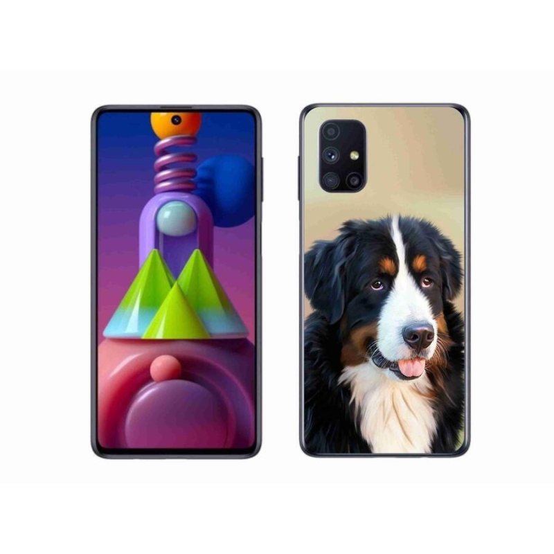 Gél tok mmCase mobiltelefonhoz Samsung Galaxy M51 - Berni hegyi kutya