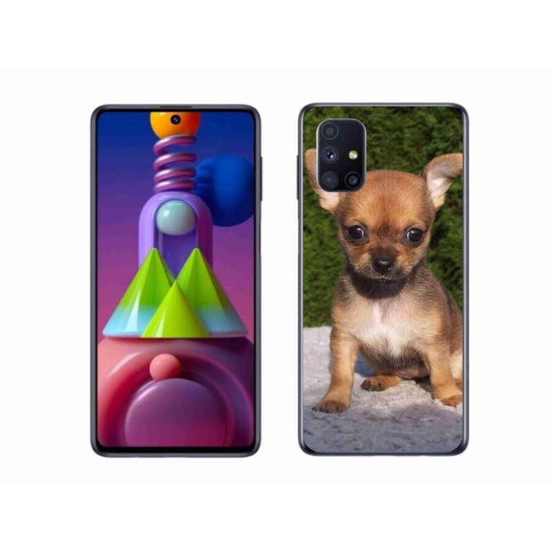 Gél tok mmCase mobil Samsung Galaxy M51 - chihuahua 3