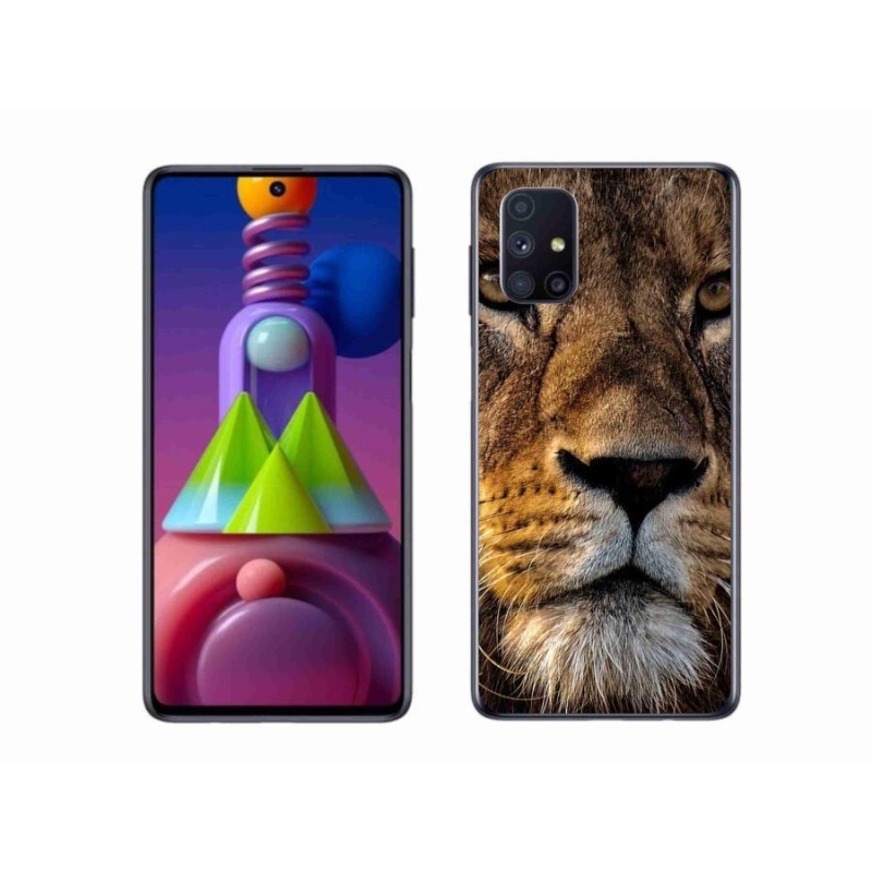 Gél tok mmCase a Samsung Galaxy M51 készülékhez - oroszlán