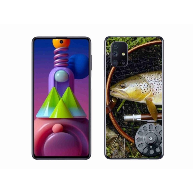 Gél tok mmCase mobiltelefonhoz Samsung Galaxy M51 - pisztráng 2