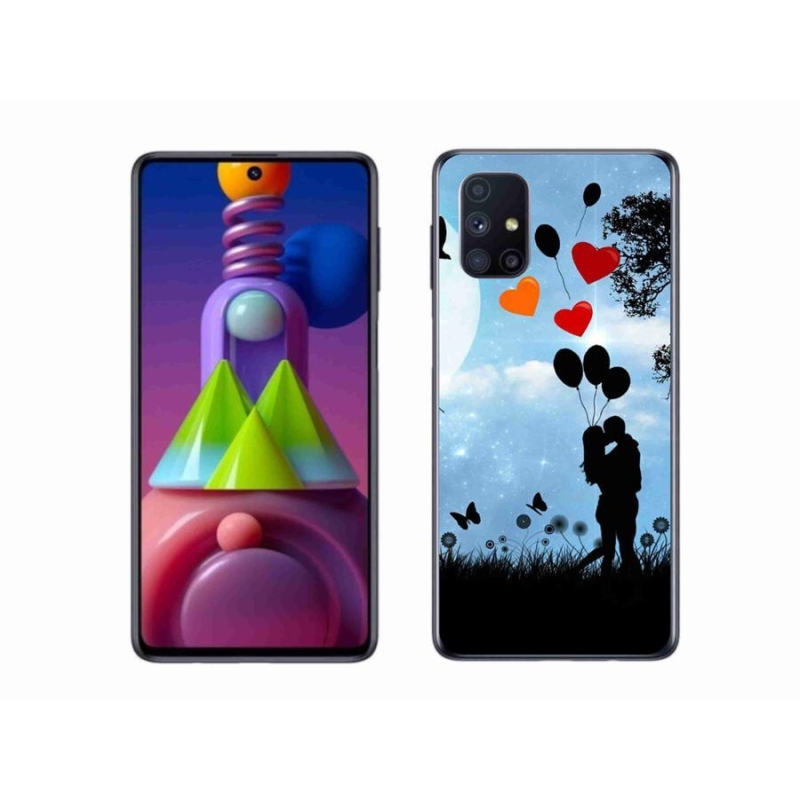 Gél tok mmCase mobil Samsung Galaxy M51 - szerelmes pár