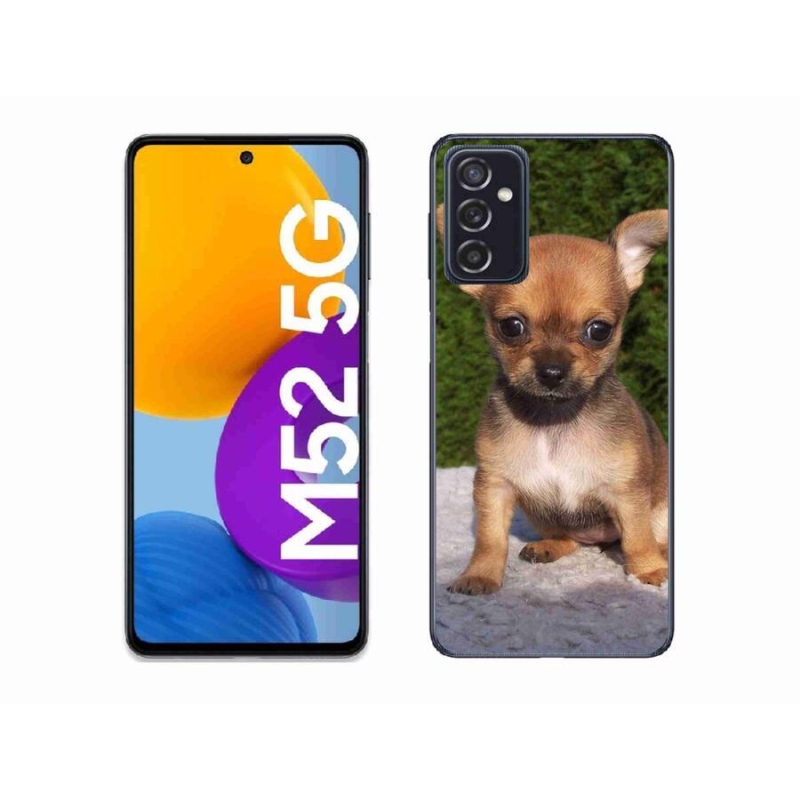 Gél tok mmCase mobil Samsung Galaxy M52 5G - chihuahua 3