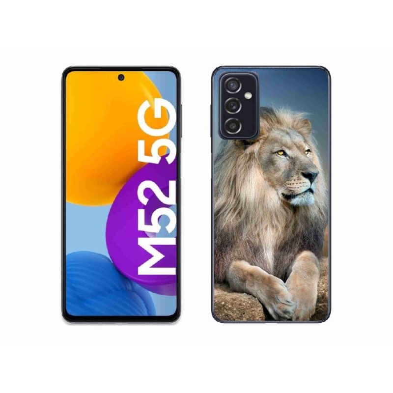 Gél tok mmCase a Samsung Galaxy M52 5G készülékhez - Lion 1