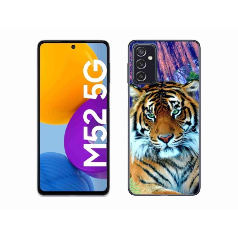 Gél tok mmCase a Samsung Galaxy M52 5G készülékhez - tigris