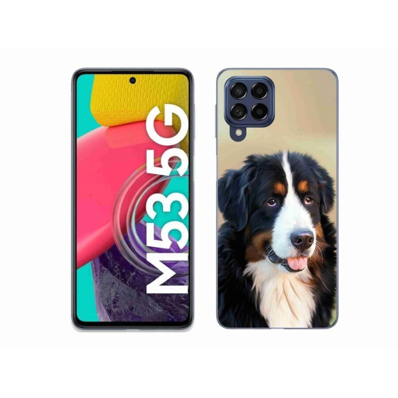 Gél tok mmCase Samsung Galaxy M53 5G - Berni Hegyi Kutya számára