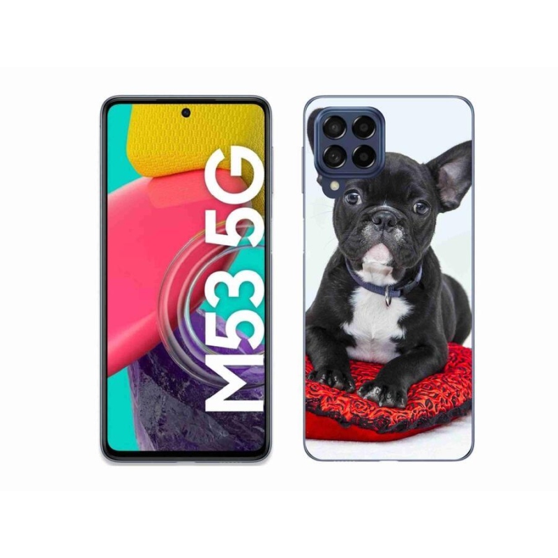 Gél tok mmCase a Samsung Galaxy M53 5G készülékhez - bulldog