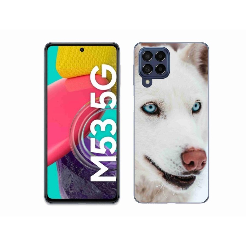 Gél tok mmCase a Samsung Galaxy M53 5G készülékhez - kutyaszemmel nézve