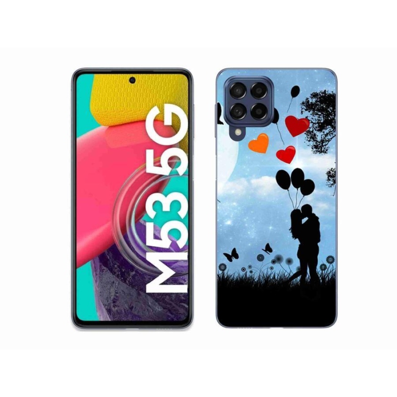 Gél tok mmCase Samsung Galaxy M53 5G - szerelmes pár
