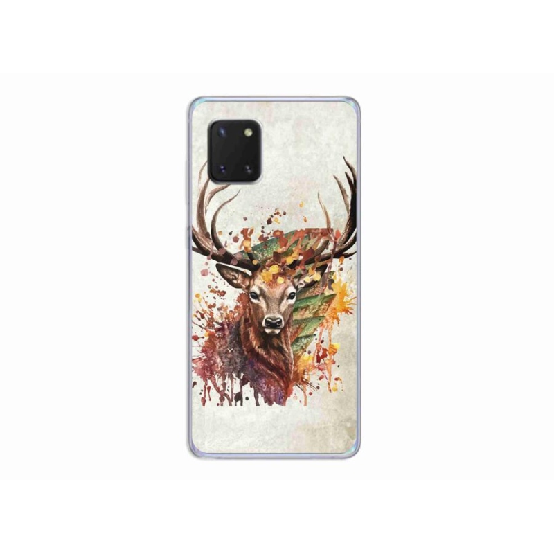 Gél tok mmCase Samsung Galaxy Note 10 Lite készülékhez - szarvas 1