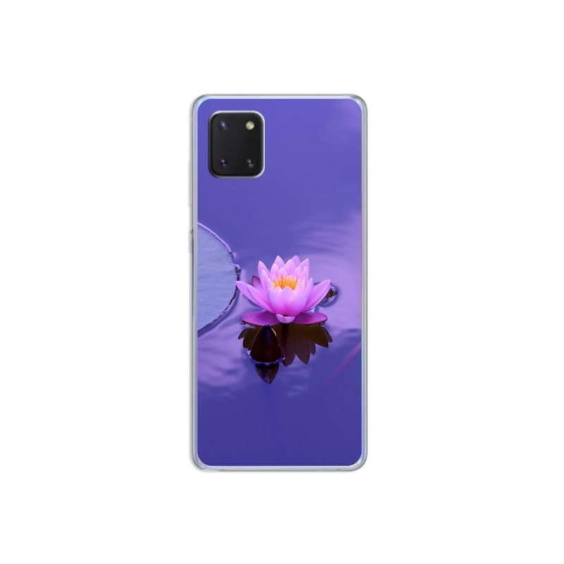 Gél tok mmCase mobil Samsung Galaxy Note 10 Lite - virág a felszínen