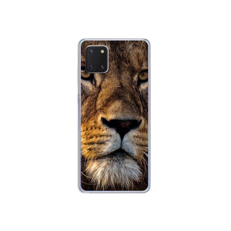 Gél tok mmCase Samsung Galaxy Note 10 Lite készülékhez - oroszlán